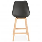 Bar bar Scandinavian design mid-height DYLAN MINI (black) chair stool