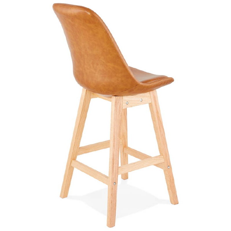 Bar bar halfway up design Sam MINI (light brown) chair stool - image 37789