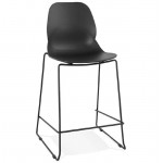 Bar Chair bar stool industrial stackable mid-height JULIETTE MINI (black)