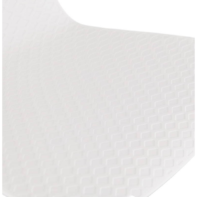 Tabouret de bar chaise de bar mi-hauteur design ULYSSE MINI pieds métal blanc (blanc) - image 37870