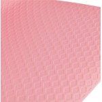 Bar taburete taburete de bar diseño media altura Ulises MINI pies negro metal (polvo de color rosa)