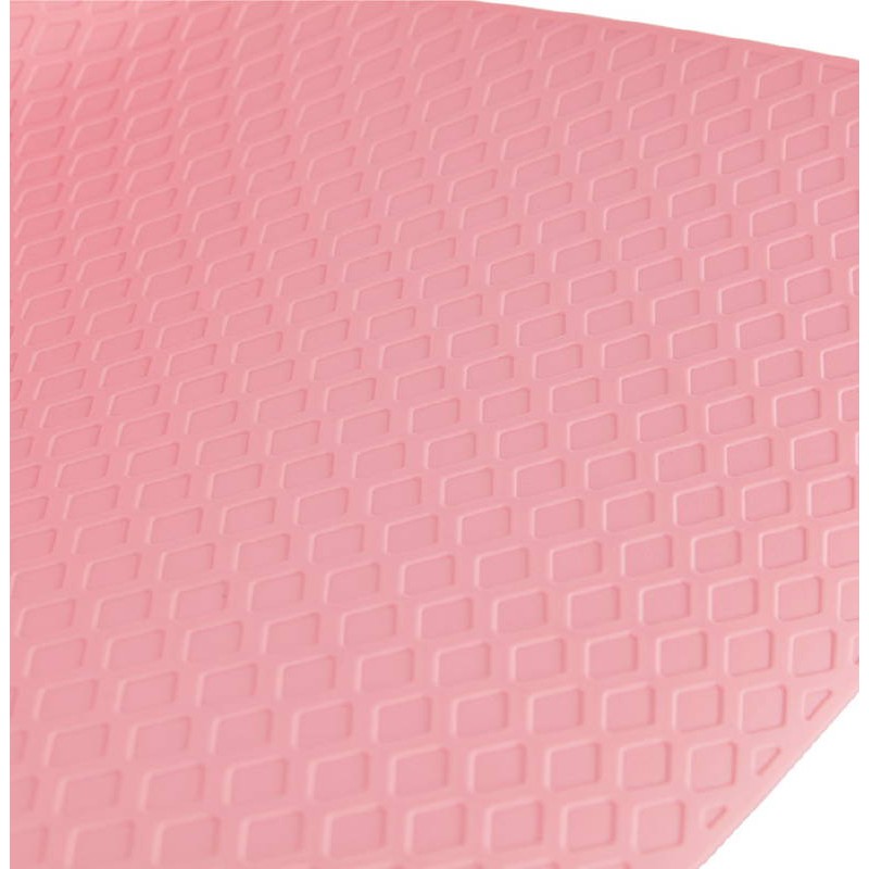 Bar taburete taburete de bar diseño media altura Ulises MINI pies negro metal (polvo de color rosa) - image 38049