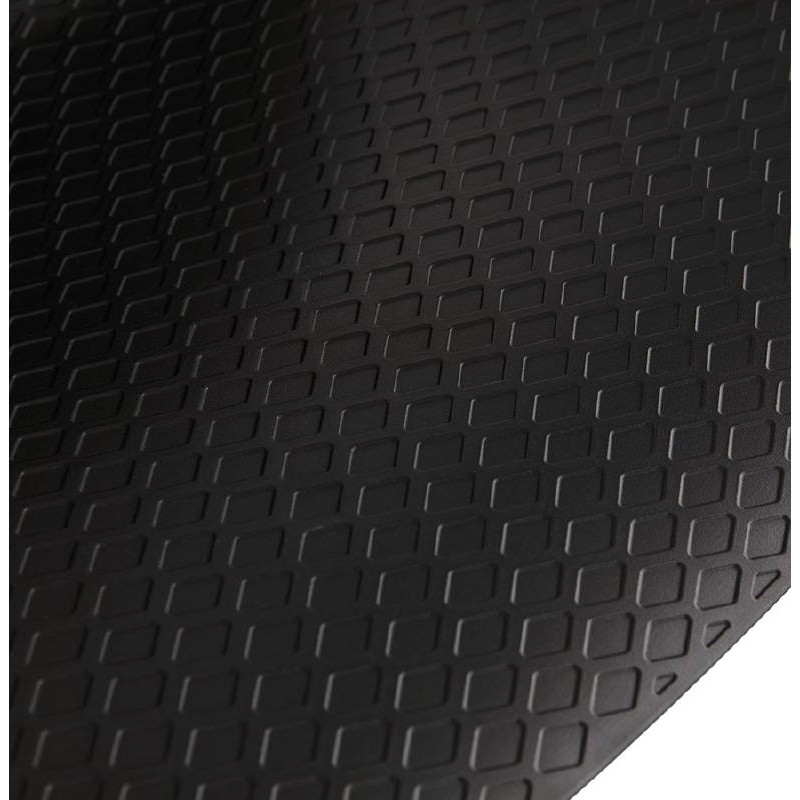 Tabouret de bar chaise de bar design ULYSSE pieds métal noir (noir) - image 38076