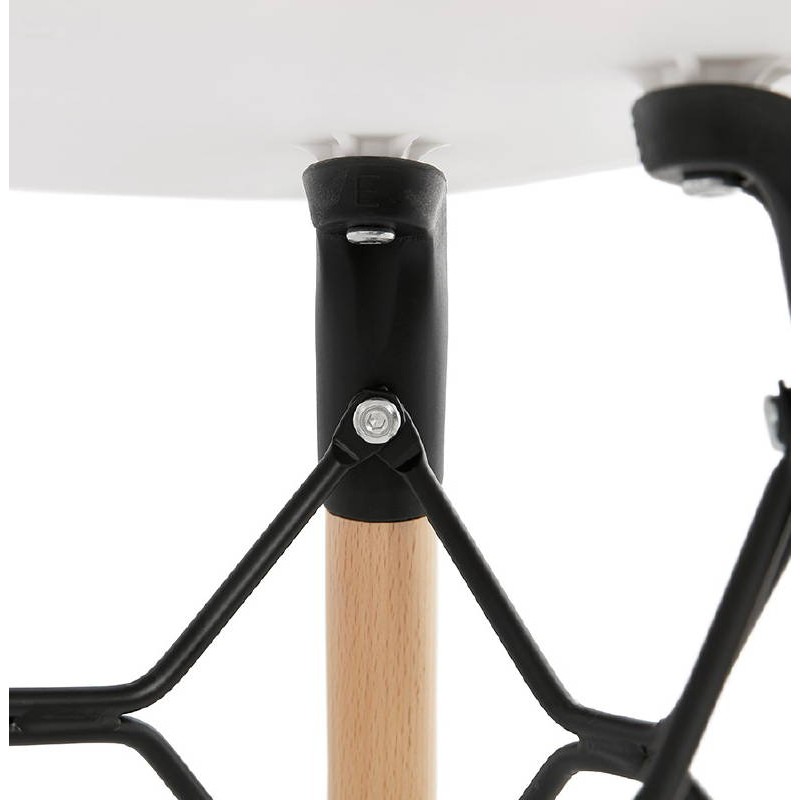 Low stool design Scandinavian GASPARD (white) - image 38131