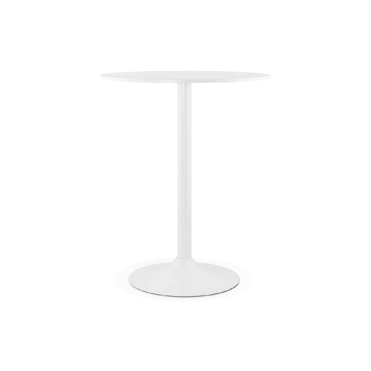 Table design scandinave 180 x 90 cm avec plateau en verre Oceane