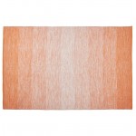 Alfombra diseño rectangular (230 X 160 cm) albahaca en algodón (naranja)