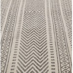 Rechteckige Design Teppich Berber-Stil (230 X 160 cm) CELIA aus Baumwolle (grau)