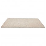 Teppich design rechteckig (230 X 160 cm) BADER in Wolle (Beige)
