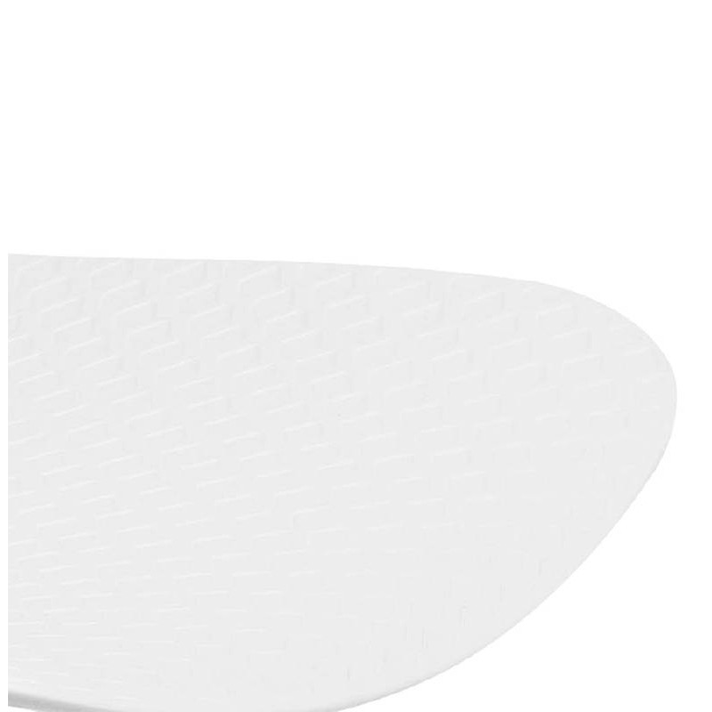 Chaise design et industrielle VENUS en polypropylène pieds métal chromé (blanc) - image 39035