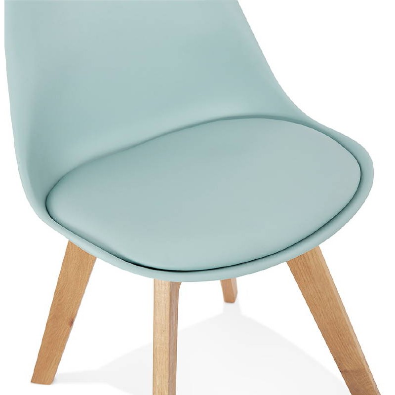 Chaise moderne style scandinave SIRENE (bleu ciel) - image 39134