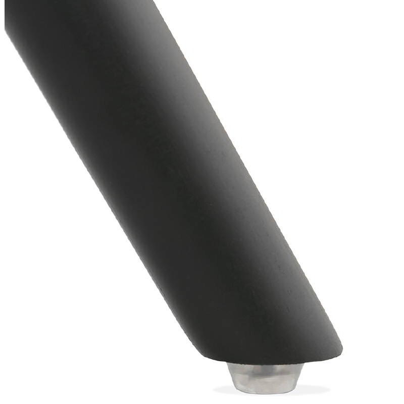 Silla de diseño ASHLEY negro pies (gris claro) - image 39247