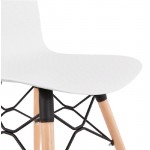 Chaise design scandinave CANDICE (blanc)