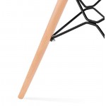 Skandinavisches Design Stuhl CANDICE (himmelblau)