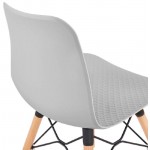 Scandinavian design chair CANDICE (light gray)