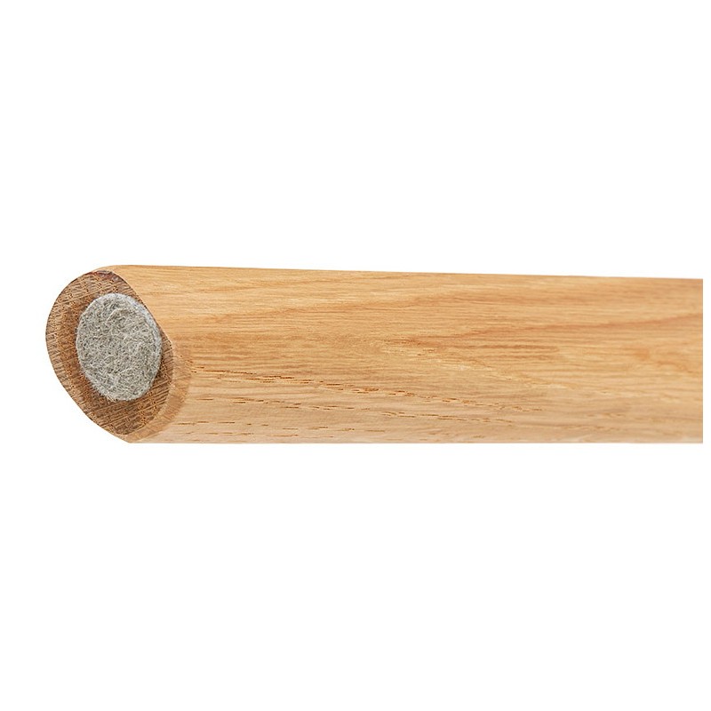 Table à manger design scandinave CLEMENTINE en bois (200x90x75 cm) (blanc) - image 39592