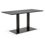 Table à manger design ou table de réunion KENZA (150x70x75 cm) (noir)