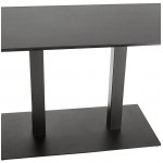 Diseño o reunión mesa de KENZA (150 x 70 x 75 cm) (negro)