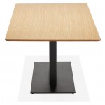 Table à manger design ou table de réunion ANDREA (180x90x75 cm) (finition chêne naturel)
