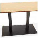 Table design or meeting table ANDREA (180 x 90 x 75 cm) (natural oak finish)