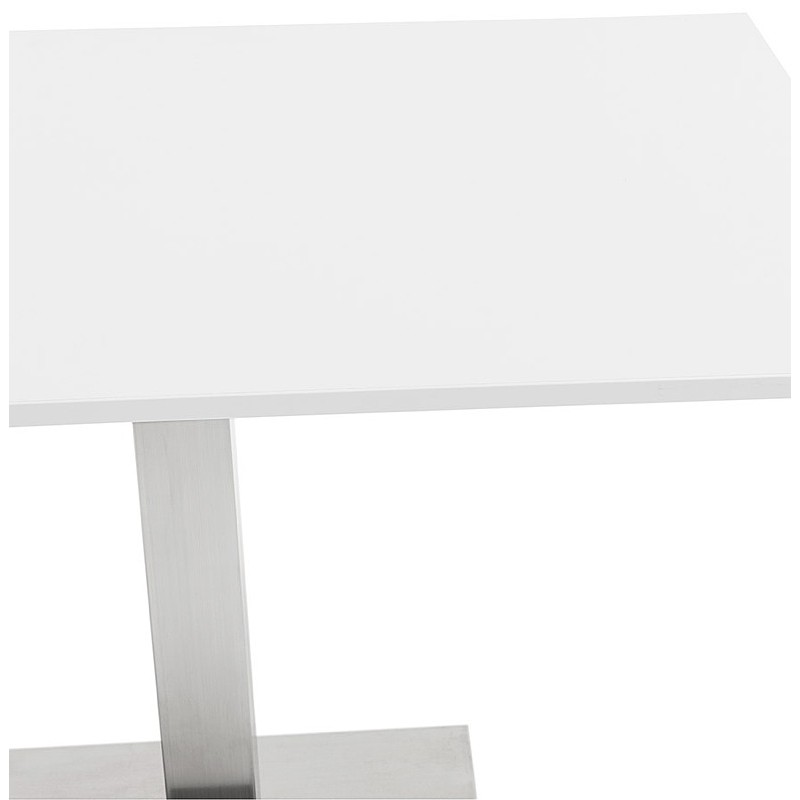 Table à manger design ou table de réunion SOLENE (160x80x75 cm) (blanc) - image 39884
