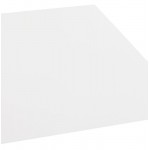 Tavolo design o riunione tavolo SOLÈNE (160 x 80 x 75 cm) (bianco)