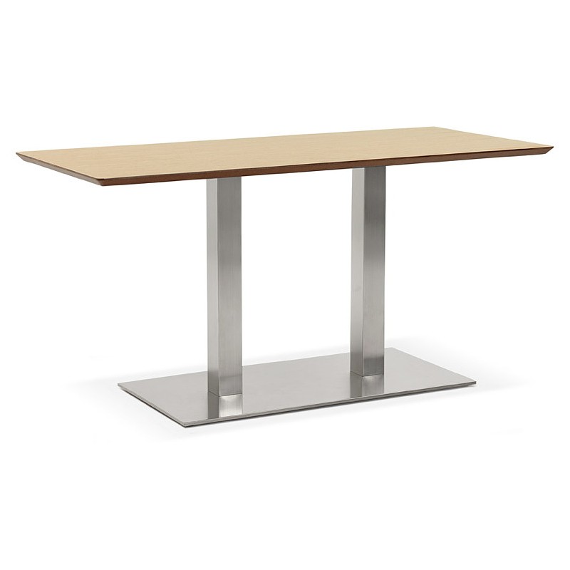 Design oder Meeting Tisch CORALIE (150 x 70 x 75 cm) (natürliche Eiche Oberfläche) - image 39911