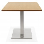 Table design or table of meeting CLAIRE (180 x 90 x 75 cm) (natural oak finish)