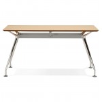 Schreibtisch Tisch moderne Tagungsräume (70 x 150 cm) NOÉMIE Holz furniert Eiche (Natur-)