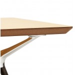 Desk table modern meeting (70 x 150 cm) NOÉMIE wooden veneered oak (natural)