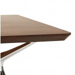 Scrivania tavolo riunioni moderne (70 x 150 cm) NOÉMIE in legno impiallacciato noce (noce)