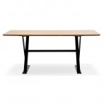 Table à manger design ou bureau (180x90 cm) FOSTINE en bois (naturel)
