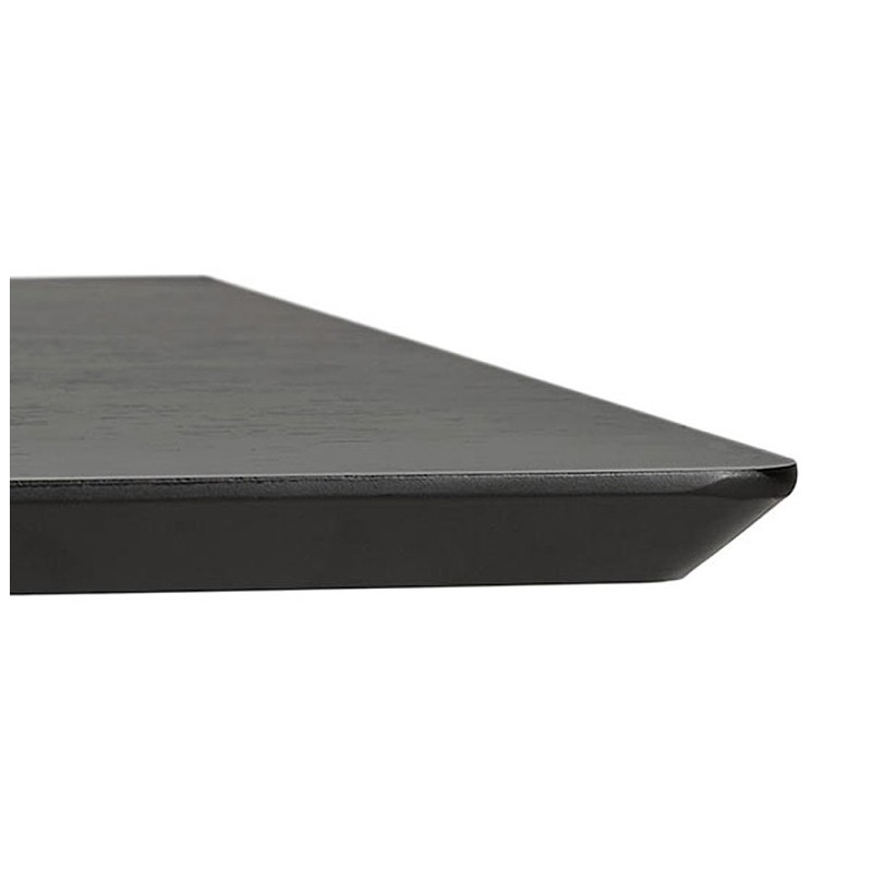 Table à manger design ou bureau (180x90 cm) DRISS en bois (noir) - image 40380