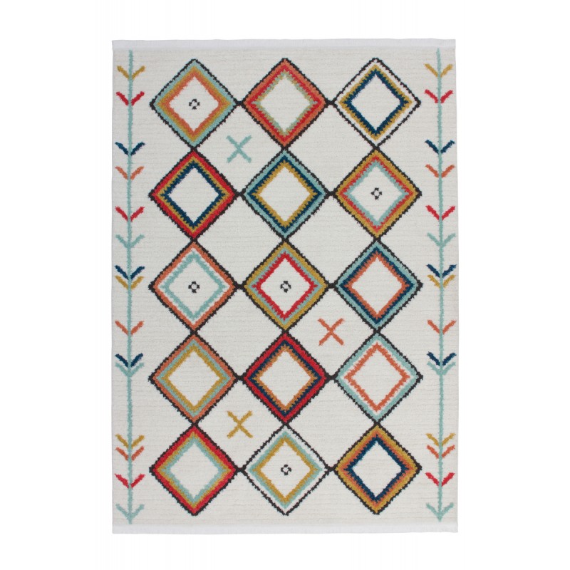 Rectangular MARRAKECH ethnic carpet woven to the machine (multicolor) - image 41294