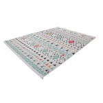 Rectangular NADOR ethnic rugs woven by machine (white multicolor)