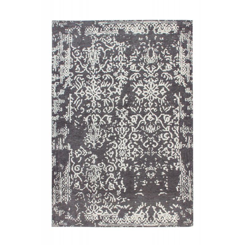 Retro rug is hand made rectangular NASHVILLE hand (grey anthracite grey) - image 41768