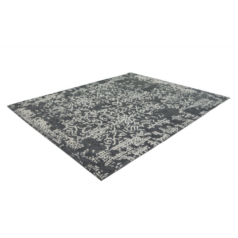 Retro rug is hand made rectangular NASHVILLE hand (grey anthracite grey) - image 41771