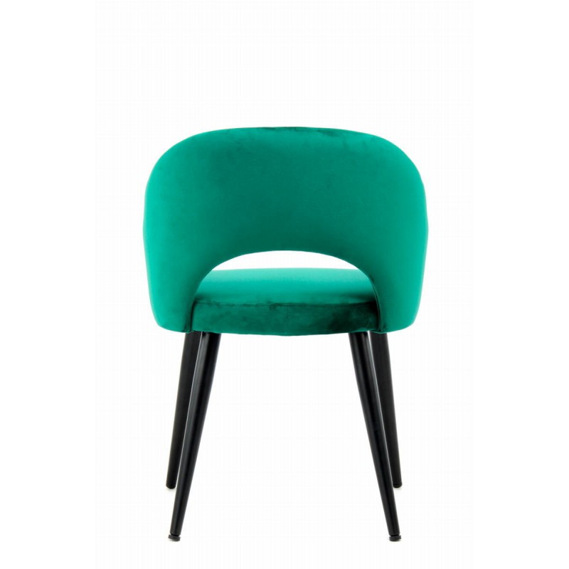 Set of 2 chairs in fabric with armrests t. (green) - image 42236