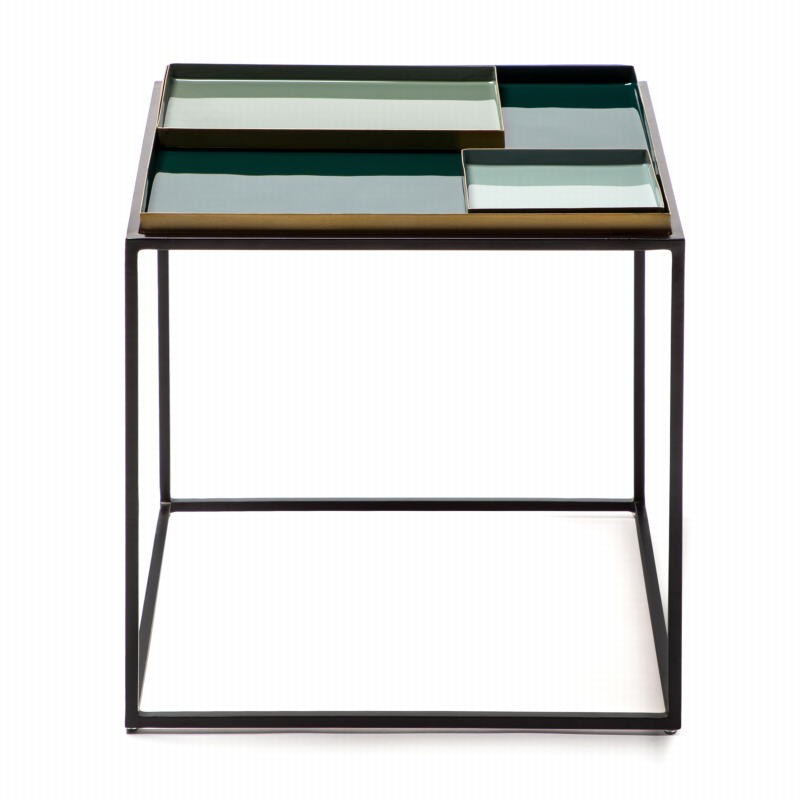 Fine tabella, tabella di estremità SALVADOR metallo (verde) - image 42456
