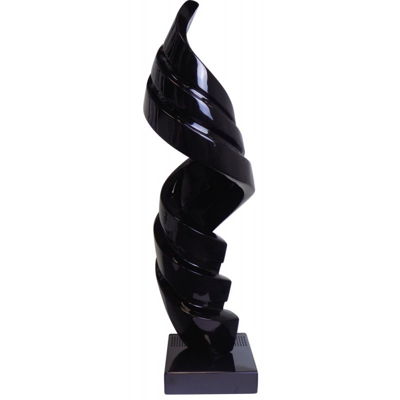Statua disegno scultura decorativa incinta Bluetooth DA STEP in resina (nero)
