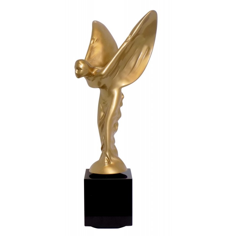 Statue decorative sculpture design pregnant Bluetooth ANGELS in resin (Golden)