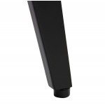 Silla de diseño YASUO en patas de poliuretano metal negro (negro)