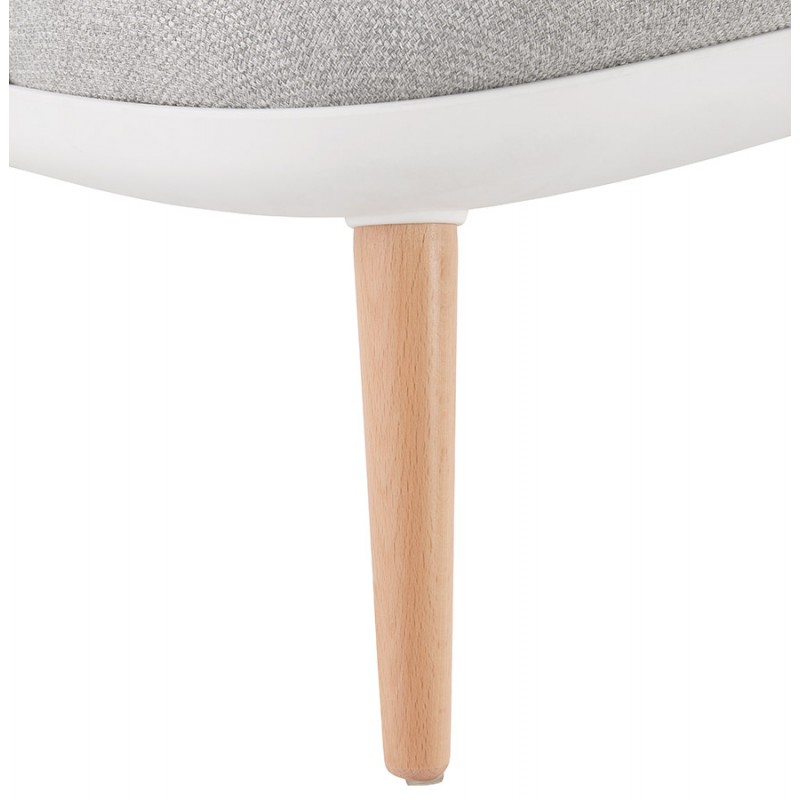 AGAVE Scandinavian design lounge chair (white, light grey) - image 43335