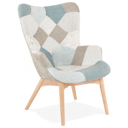 Este sillón nórdico de terciopelo sorprenderá por su suave tapizado