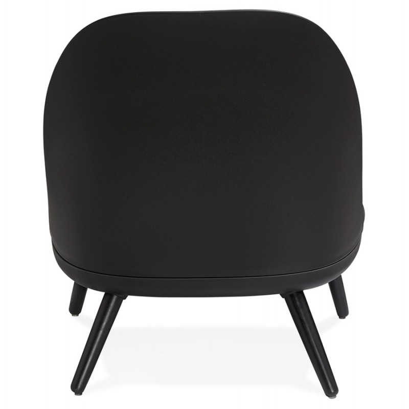 AGAVE Scandinavian design lounge chair (dark grey, black) - image 43591