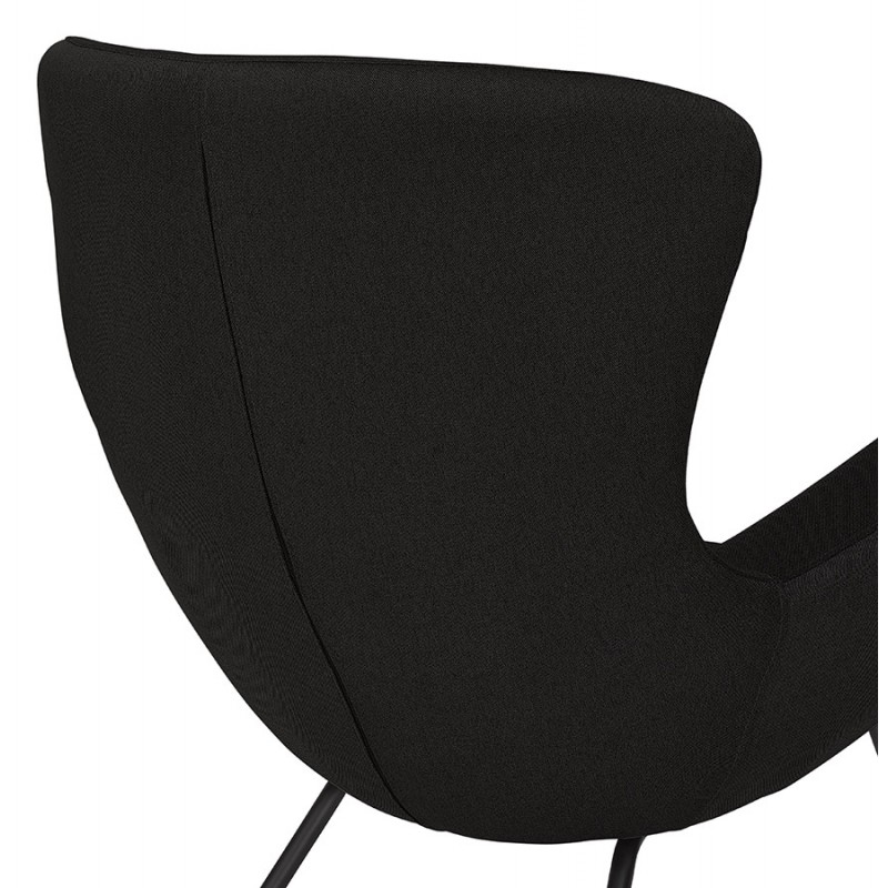 CONTEMPORARY lichIS fabric chair (black) - image 43625