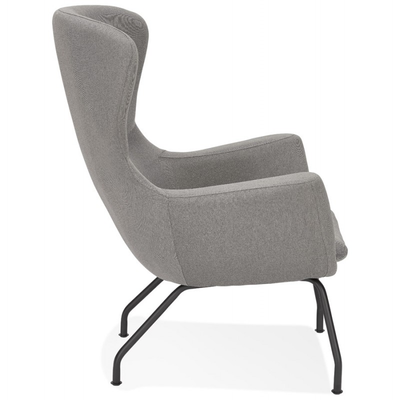CONTEMPORARY lichIS fabric ear chair (light grey) - image 43630