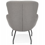 CONTEMPORARY lichIS fabric ear chair (light grey)