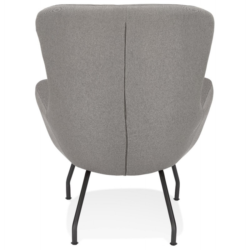 CONTEMPORARY lichIS fabric ear chair (light grey) - image 43632