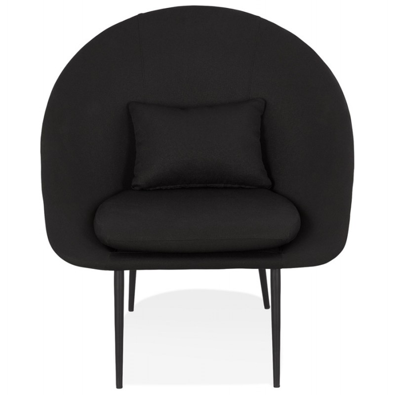 Silla lounge GOYAVE en tejido (negro) - image 43644