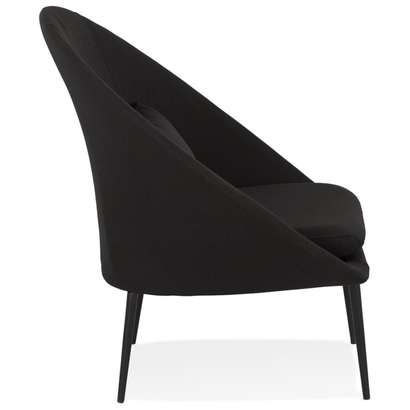 Silla lounge GOYAVE en tejido (negro) - image 43645